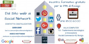 Dal sito web ai social network